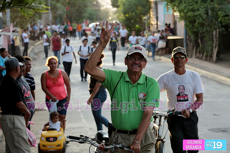 Masaya protagoniza alegre caminata y vigilia conmemorando a los héroes y mártires de Los Sabogales